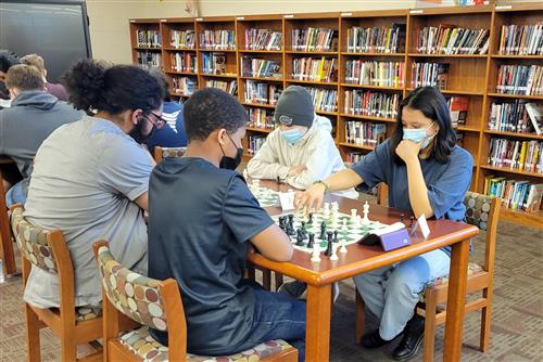 students playing chess